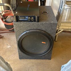 Memphis Mojo 15” Subwoofer And Amp!