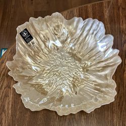 Gold Glassware Decorative Glass Bowl Dish Home Decor Turkey