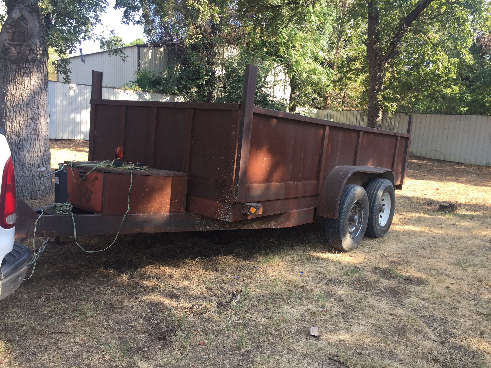 Home made trailer 8000 lbs exels dolle piston new hidralic sistem