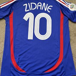 2006 France National Team ‘Zinedine Zidane #10’ Soccer Jersey