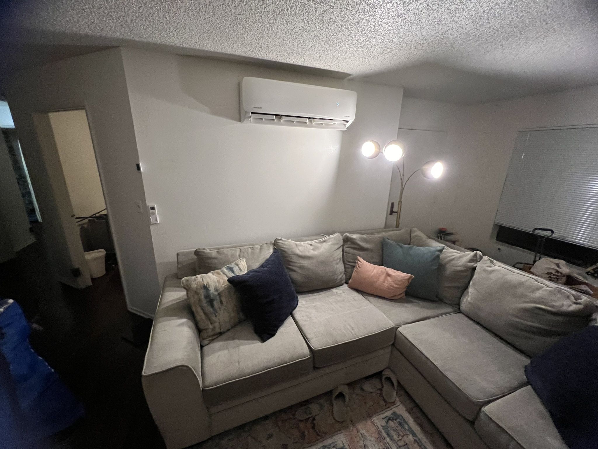 Living Spaces Delano Sectional (Ted Fog)