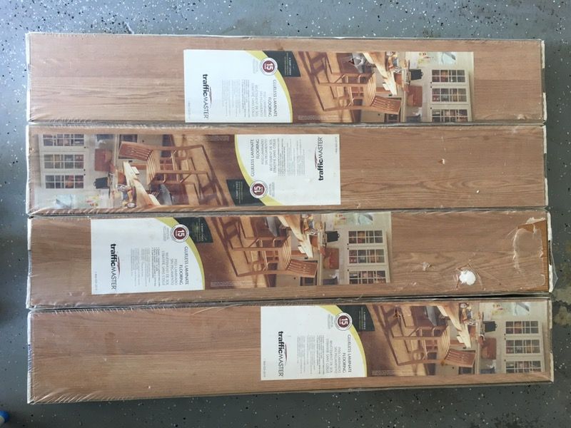TrafficMaster Hanover oak 07800 laminate flooring lot