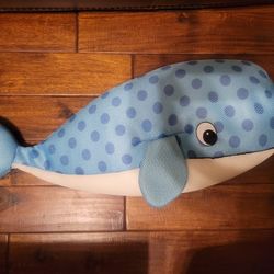 Stuffed toy blue whale