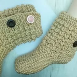 Warm handmade socks.  