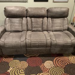 Reclining Couch Set 3 Pcs