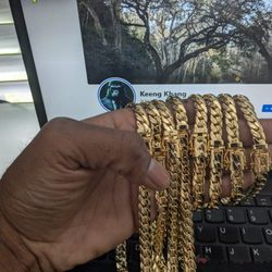 Miami Cuban Necklace and Bracelet