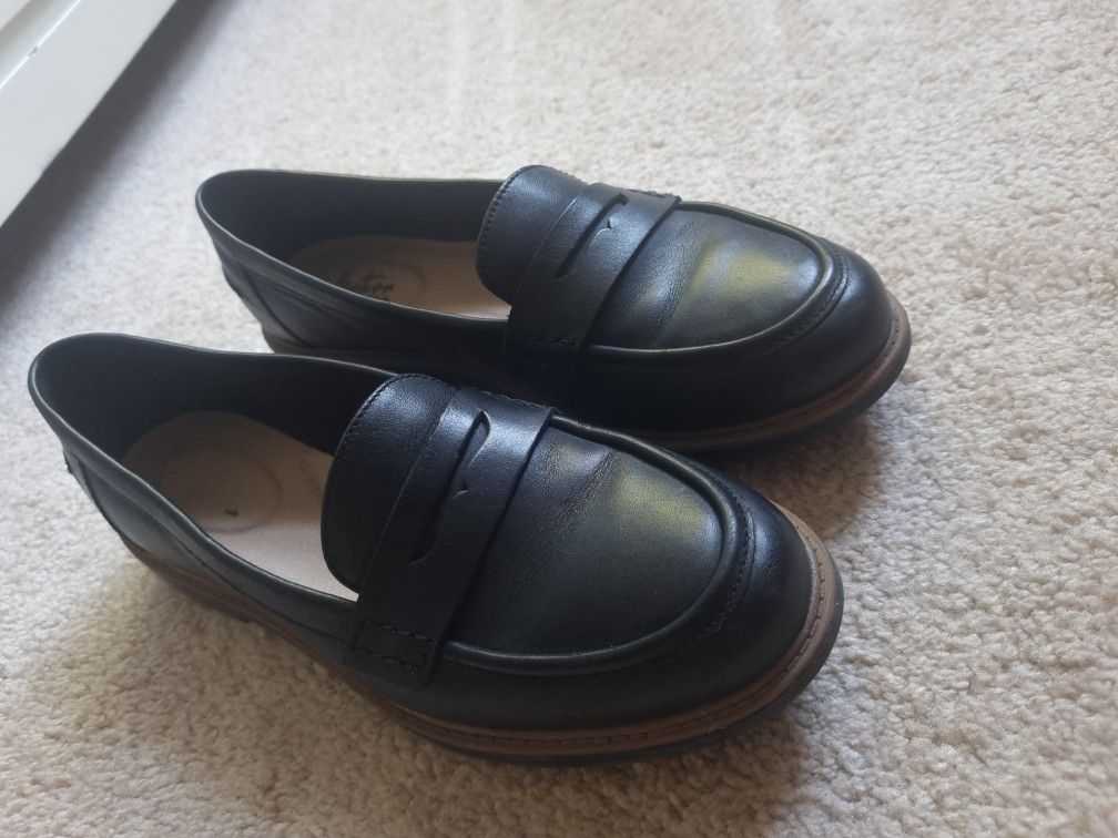 clark loafers for women size 8