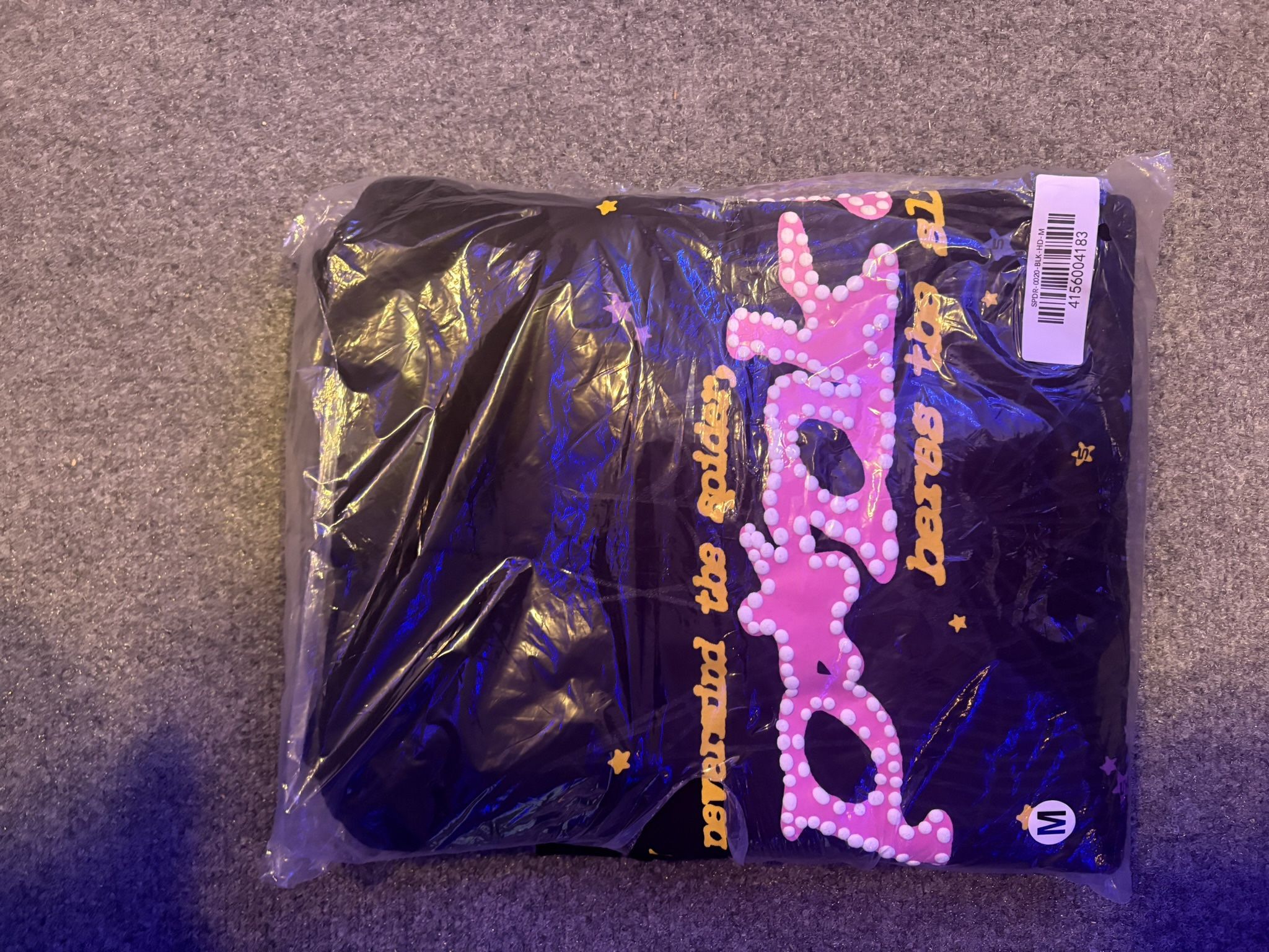 spider hoodie “black pink!”