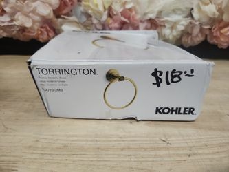 KOHLER
Torrington Wall Mounted Towel Ring in Vibrant Brushed Moderne Brass