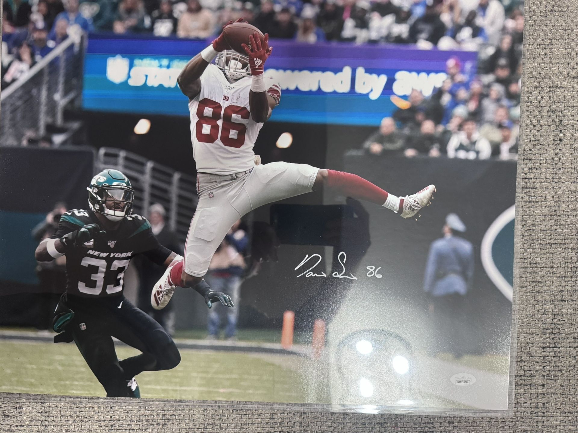 Darius Slayton Signed Autographed 16x20 Photo New York Giants JSA COA Sticker