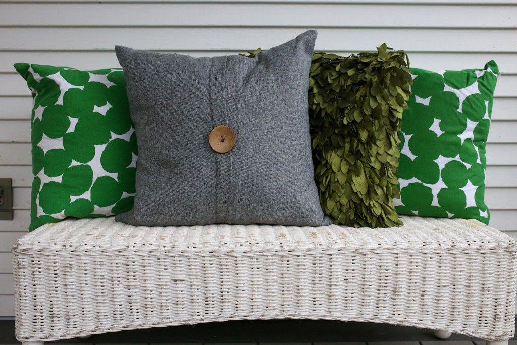 Spring Green Decorative Sofa Pillows Set