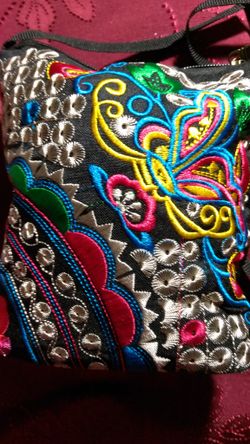 Ethnic Embroidered Crossbody Bag