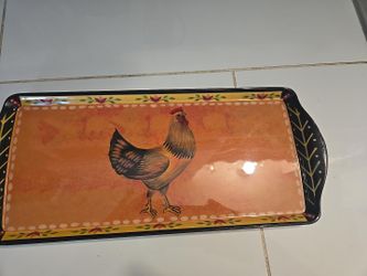 Rooster Serving Tray – Farmhouse Kitchen Decor