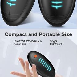 Rechargeable Electric Hand Warmers - Portable 2 in 1