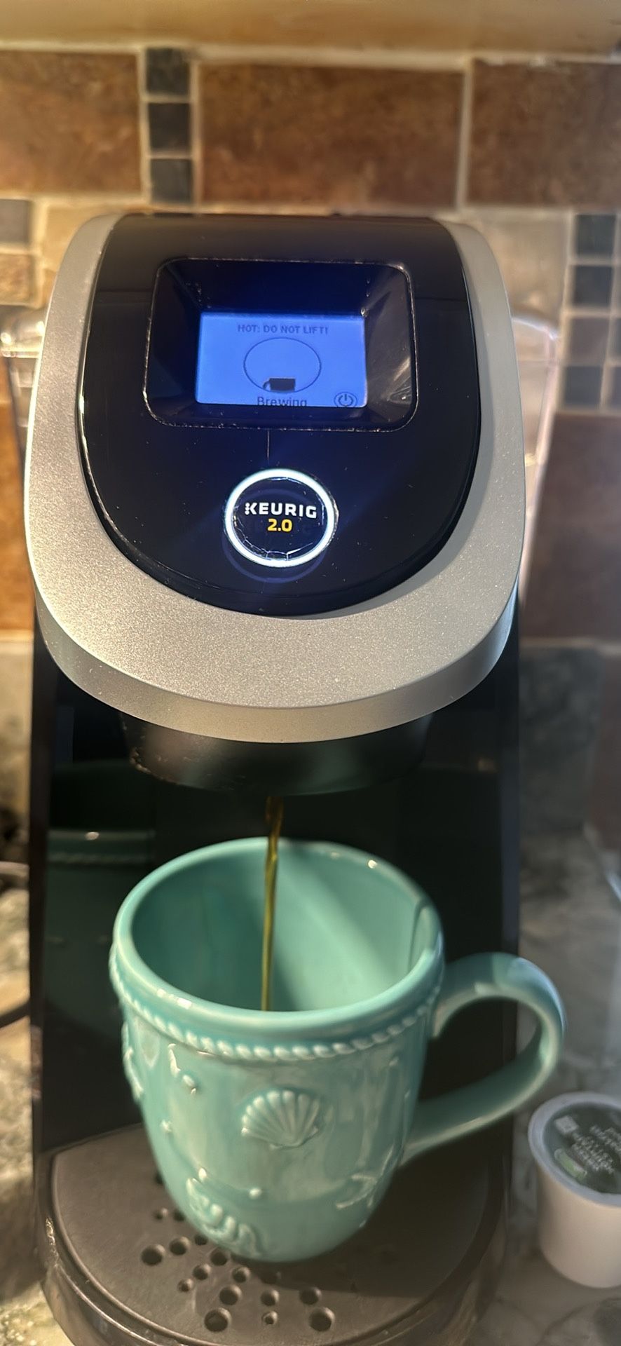 Keurig K55 Classic Series Single Serve K-Cup Pod Coffee Maker - Black in the box.
