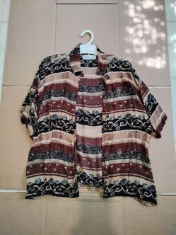 Large Unisex Argee Over shirt, missing 1 button, will negotiate.