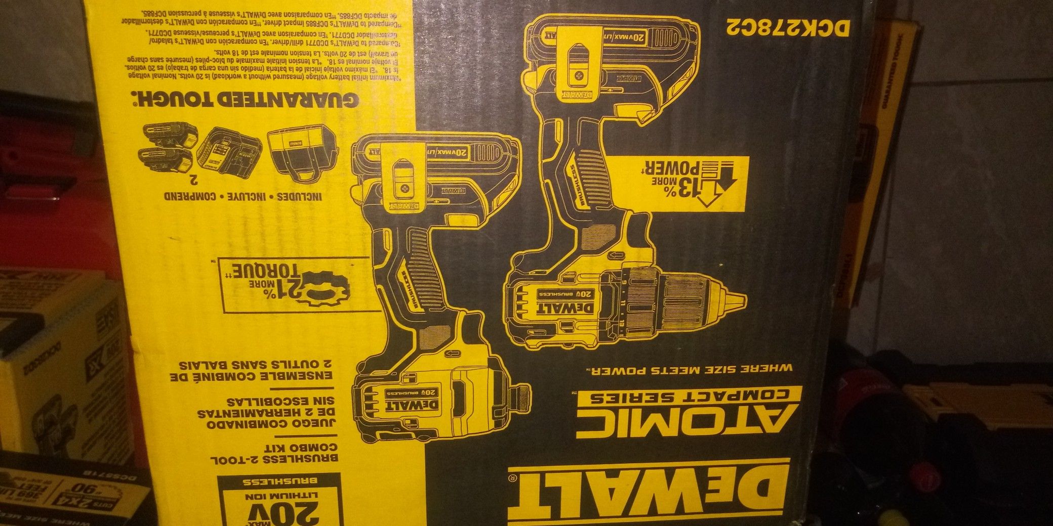 Dewalt combo 20v atómic