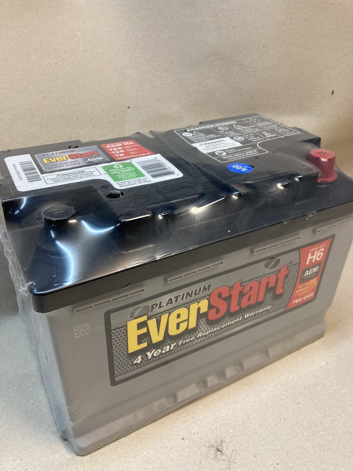 Car batteries ever start platinum gel AGM size 4 8/H6 high-performance for sale