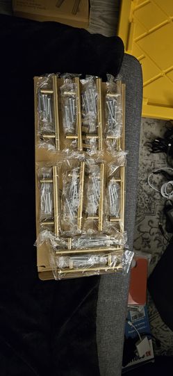 Cabinet Pulls for Kitchen Drawer - Brushed Brass