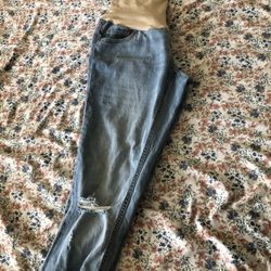 Maternity jeans.