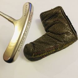 SCOTTY CAMERON TITLEIST BULLSEYE PLATINUM FINISH BLADE PUTTER RARE PGA