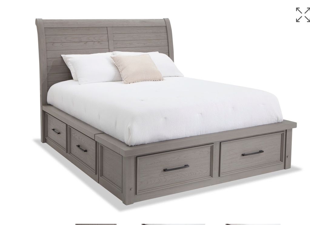 Queen Bed Frame With Storage And Nightstand