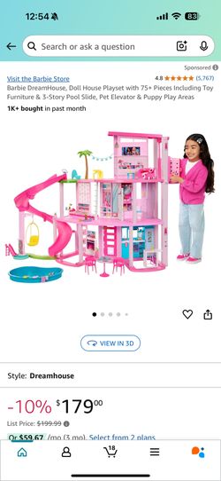 Barbie Dream house Available (in Box)
