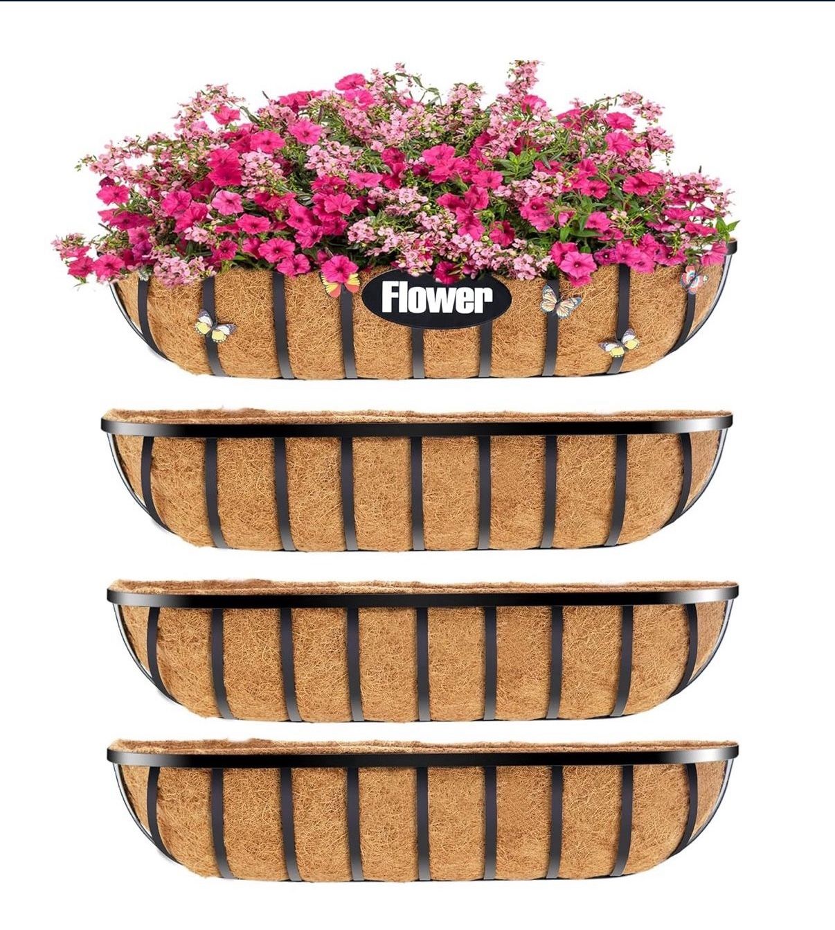 Material Alloy Steel, Metal Special Feature Durable Style Modern Shape Rectangular Indoor/Outdoor Usage Outdoor Mounting Type Window Mount Package Inc