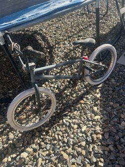 SALT BMX Bike Black Frame White Tires