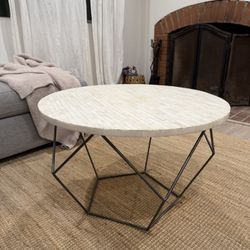 West Elm Inlay Geometric Coffee Table
