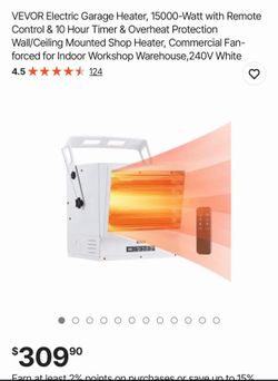 Tools/electric garage heater/garage heater/shop heater/wall mounted heater