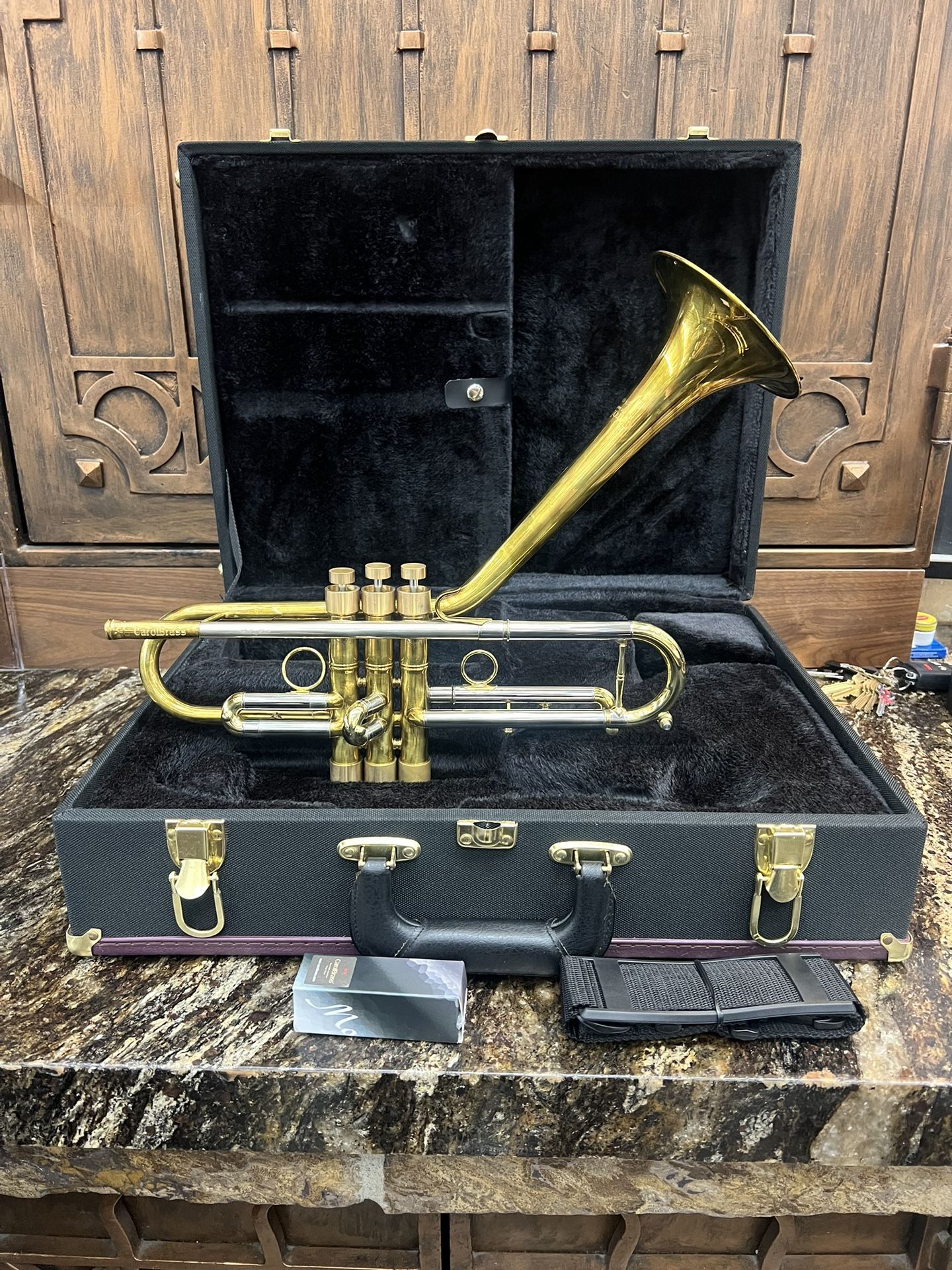 Carol Brass CTR-5260L-YST (Dizzy-D)-Bb-ML Trumpet,carol Brass,carol Brass Trumpet,carol Brass Dizzy Trumpet, Dizzy Gillespie Trumpet,