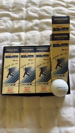 Bridgestone “Walks it in” TB-X Tiger collection set