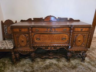 Jacobson Style Antique Dining Room Buffet
