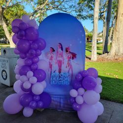 Kpop Demon Hunter Backdrop cover and Frame