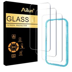 Ailun 3 Pack Screen Protector for iPhone 17 Pro [6.3 inch] with Installation Frame