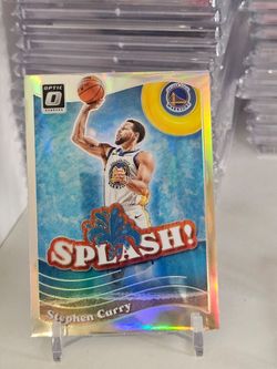 Stephen curry splash holo Optic silver prizm warriors