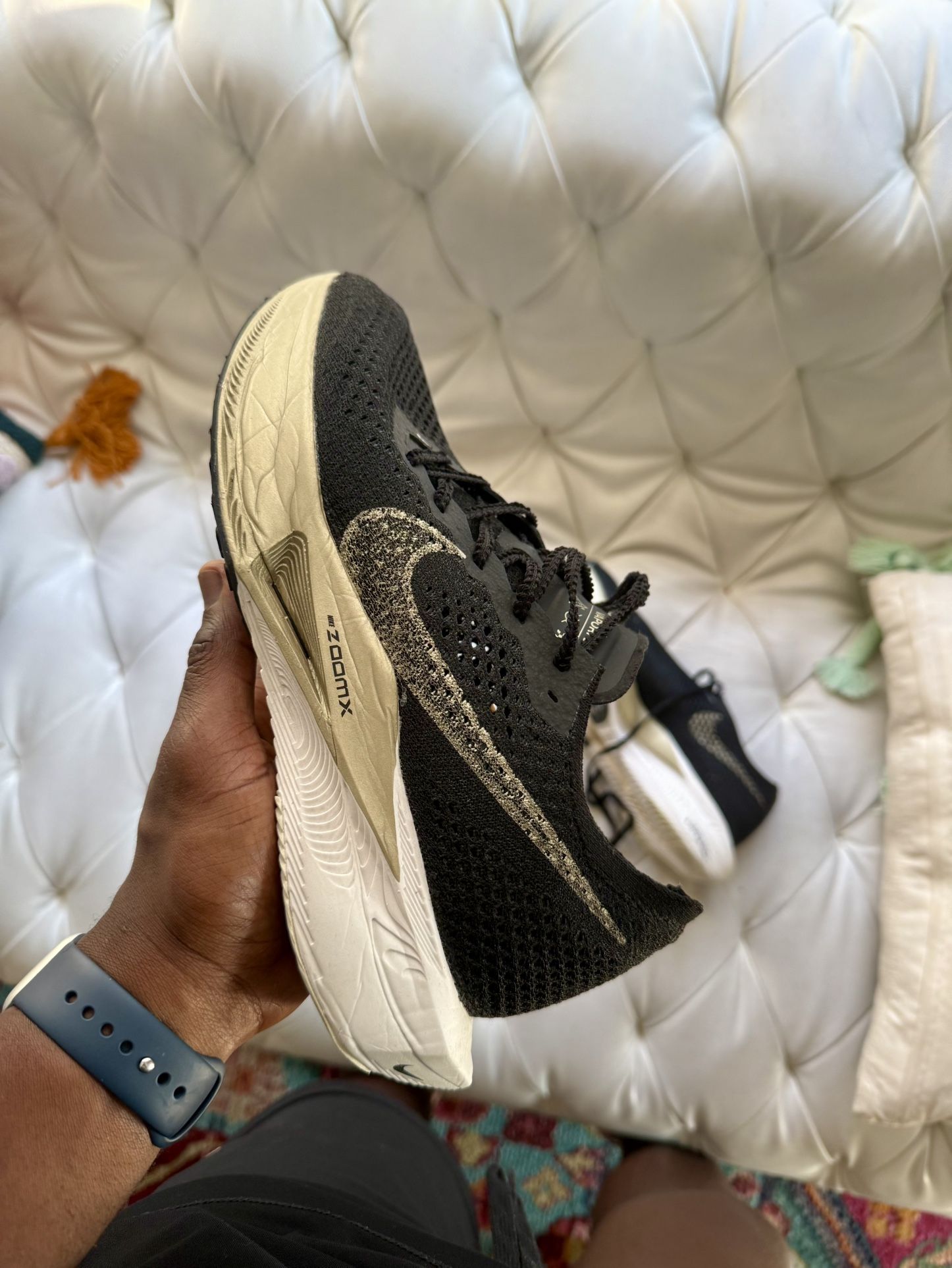 Size 9- Nike Zoom vaporfly next% 3 laser black