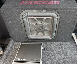 Kicker Subwoofer Box with  Amplifier