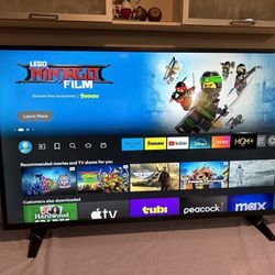 43” Smart Tv Fire Tv With Voice Remote Control 