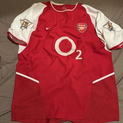 2003-04 Nike Aresnal Large Patrick Vieira Home Jersey