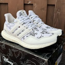 Adidas x Disney Goofy sports graphics on the Ultraboost running sneakers mens 8