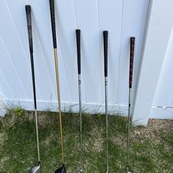Five golf Clubs 