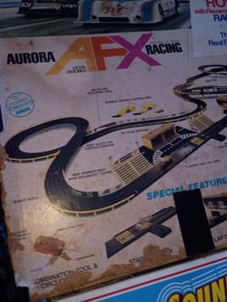 VINTAGE AFX RACECAR TRACK SET AND TYCO RACECAR TRACK
