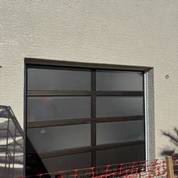 Aluminum Glass Garage Door