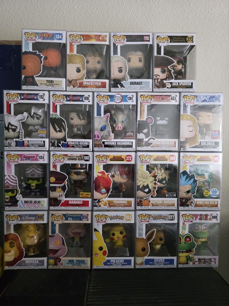 Funko Pops (Please Inquire For Pricing, Thank You)