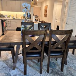 Dining Table With 6 Chairs 