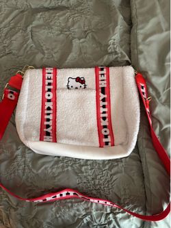 Loungefly Hello Kitty sherpa tote bag