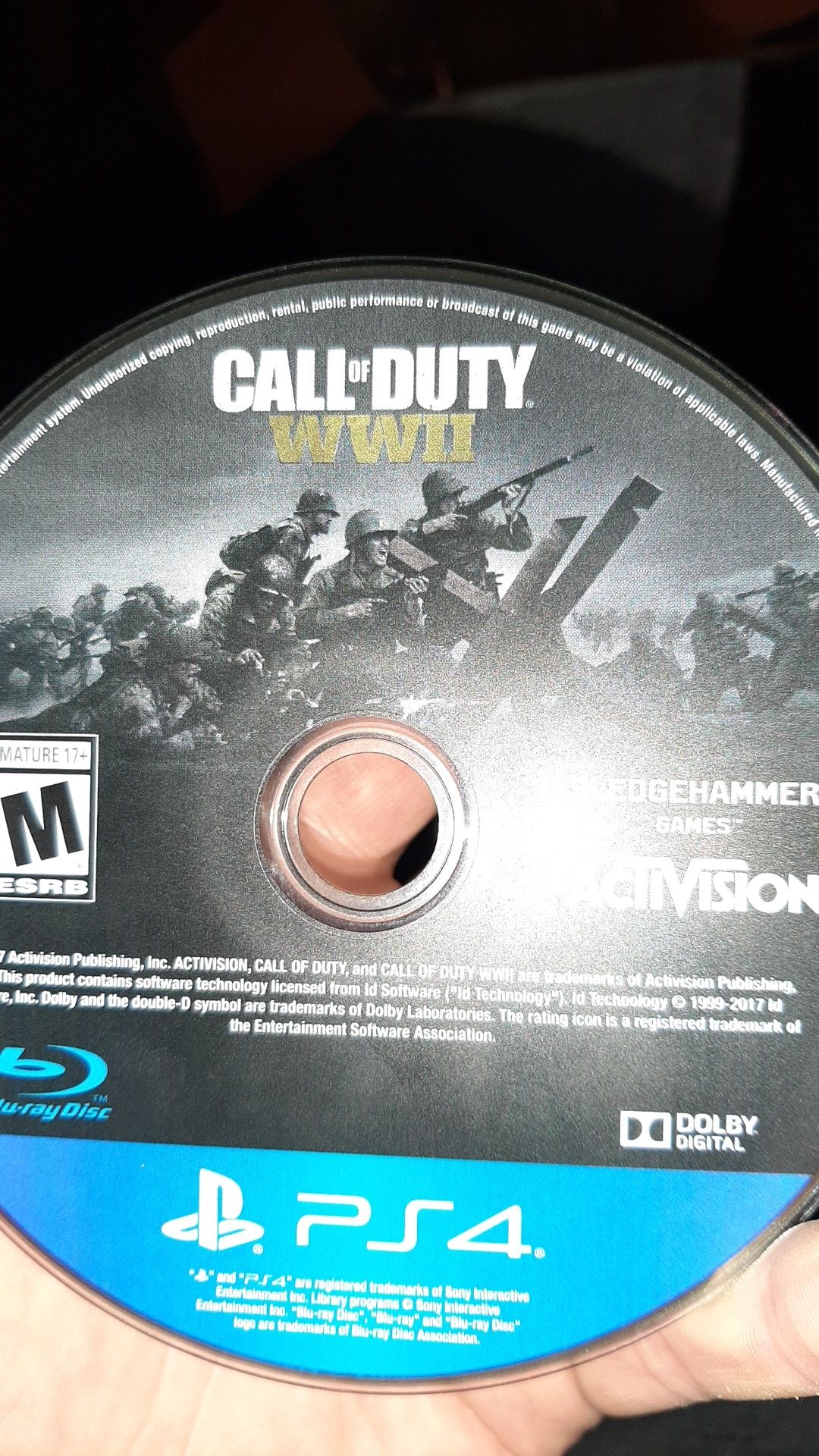 Call of duty WWII (DISC ONLY)