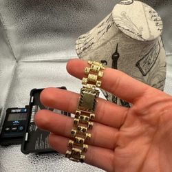 10k Nugget Rolex Bracelet